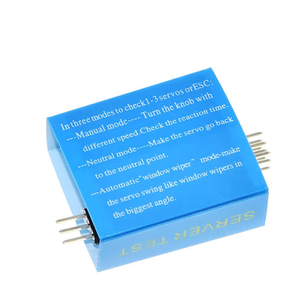 TZT CCPM تاقیکەرەوەی سێرڤۆی سەرەکی - سێ کەناڵی 4.8V-6V پشکنەری گێر بە گڵۆپی نیشاندەری LED#186