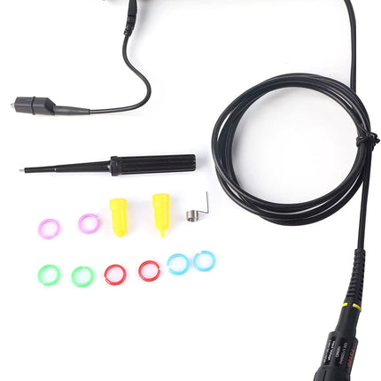 Hantek Oscilloscope Probe 1x 100x 120mhz ئامێری تاقیکەرەوەی ئۆسیلۆسکۆپ پاشکۆ #217