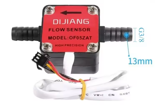 Water Flow Sensor (Sea)
OF05ZAT G3/8 DN10 Milk
Gasoline Oil Deisel Flow
Rate Sensor Control
Meter #26