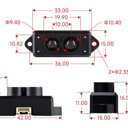 ماژوڵی هەستەوەری لیداری دووربینی TFmini (12م) TFmini-S #30