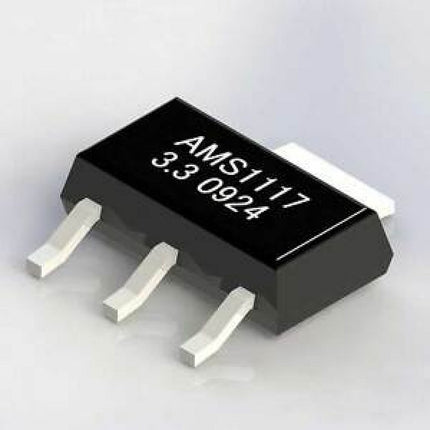چینی کوالیتی بەرز AMS1117-3.3V ڕێکخەری ڤۆڵتیە SOT-223 #227