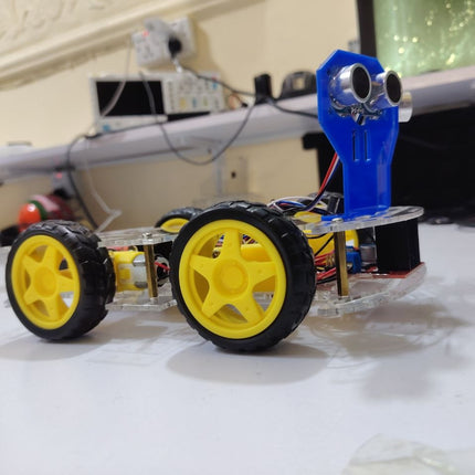 Smart obstacle-avoiding robot