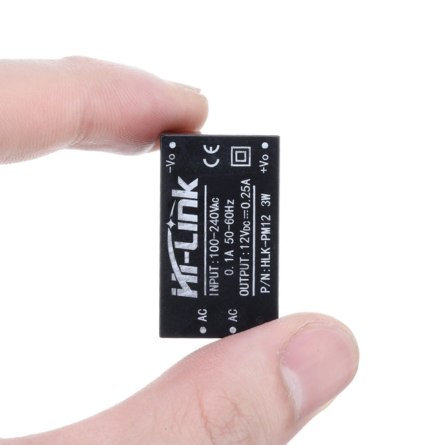 مۆدیوڵی پاڵپشتی هێزی HLK-5M12 AC-DC 220V بۆ 12V 5W #215