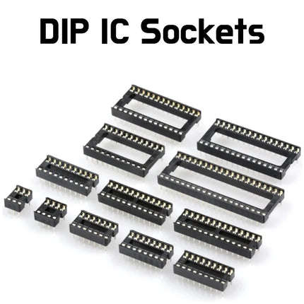 Wide DIP IC Socket Solder Type (24, 28, 32, 40, 48 Pins) Wide Body IC Base #D1