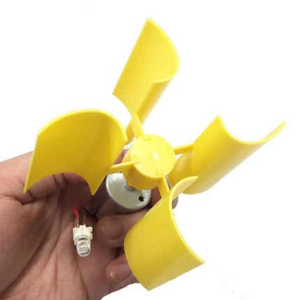 DIY New Type Vertical Shaft Micro Wind Generator - Educational STEM Wind Turbine Kit#137
