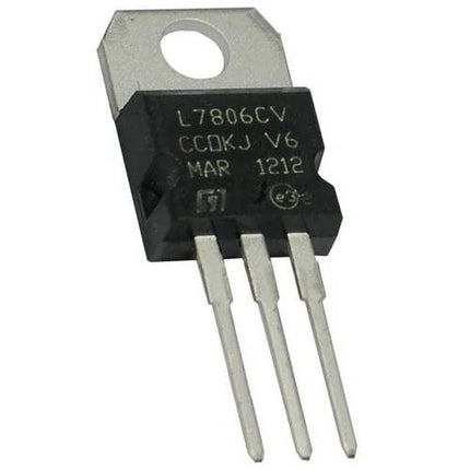 L7806CV (LM7806) Fixed +6V 1.5A Voltage Regulator TO-220 #M5