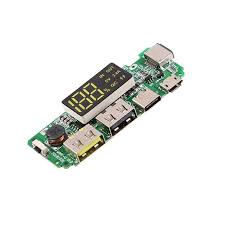 18650 5V 2.4A Lithium Battery Digital Display Charging Module Dual USB Output Band Display Booster Mmodule