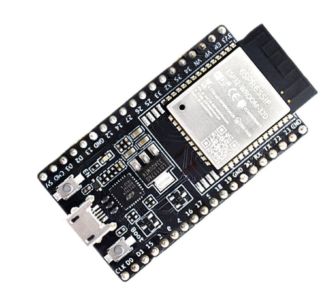 لوحة قاعدة تطوير ESP32 WROOM-32D DevKitC (أسود) #B2