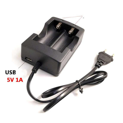 Charger base Dual Slot Li-ion Battery 4.2V 18650 (HD-999A) #D3