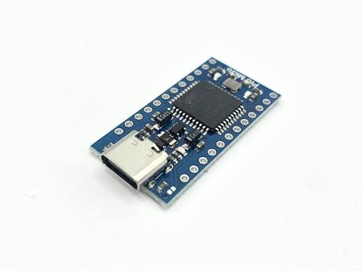 لوحة تطوير اردوينو برو مايكرو ATmega32U4 بمنفذ USB-C، 5 فولت/16 ميجاهرتز (رؤوس غير ملحومة)