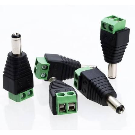 Male 2.1*5.5mm for DC Power Jack Adapter Connector Plug For CCTV Camera#84