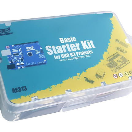 ACEBOTT Starter Kit Arduino UNO R3 Basic with Tutorial & Plastic Storage Box #B7