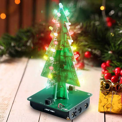 1 دانە داری کریسمسی سێ ڕەھەندی LED کیتی دروستکردنی خۆماڵی سوور/سەوز/زەرد RGB LED کیتی بازنەی بلیسی کارەبایی کۆمەڵەیەکی خۆشی ئەلیکترۆنی یاری کریسمس بۆ Mega 2560 #82