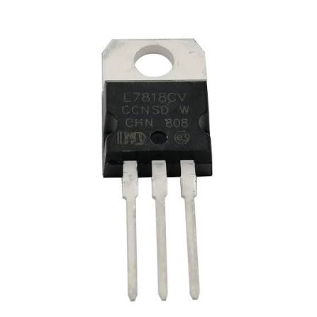 L7818CV (LM7818) Fixed +18V 1.5A Voltage Regulator TO-220 #M8