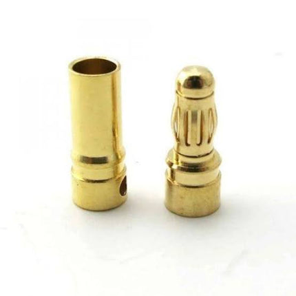 3 5mm Banana Bullet Connectors Gold Plated Plugs Male Female Options #67