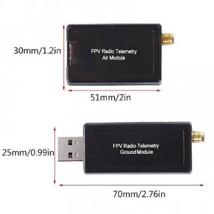 3DR Radio Telemetry Kit 433MHz 500mW Open Source Module for APM 2.5/2.6/2.8 #E2