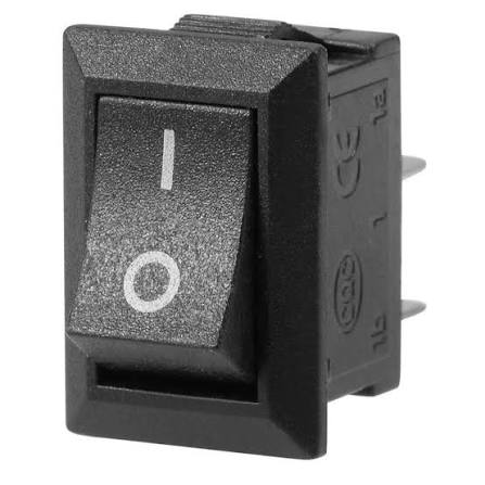 KCD11 AC 250V 3A 2 Pin
ON/OFF I/O SPST Snap in
Mini Boat Rocker Switch#90