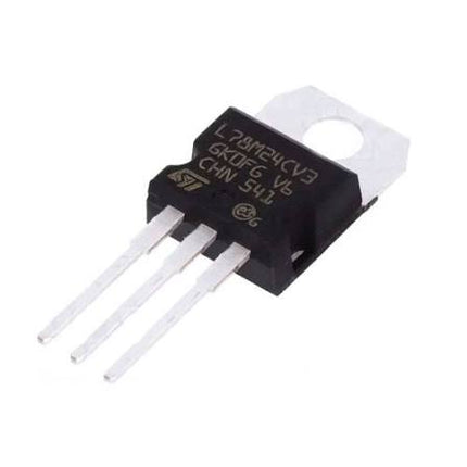 L7824CV (LM7824) Fixed +24V 1.5A Voltage Regulator TO-220 #M10