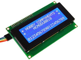 LCD 2004 20x4 I2C/IIC مۆدیۆلی پیشاندانی پیت بە ڕووناکیی پاشبنەمای شین #A4