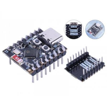 ESP32 C3 4M Flash Development Board RISC V Wi Fi Bluetooth with Pre Soldered Headers #B2