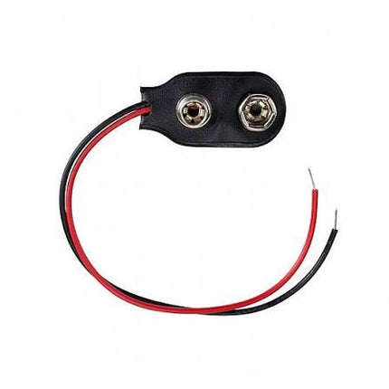 9V Battery Snap Connector Clip with 10cm Bare Wire Leads #96