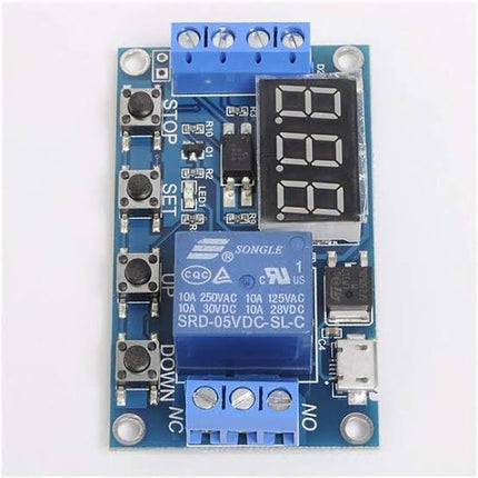 1-Channel Delay Power-Off Relay Module with Autonomous Cycle Timing Circuit Switch#105