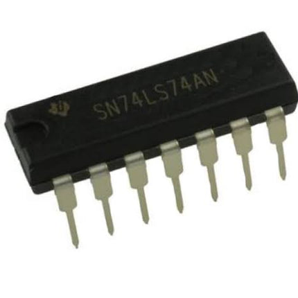 74LS74 (7474) Dual Positive-Edge-Triggered D-Type Flip-Flop IC DIP-14 #M28