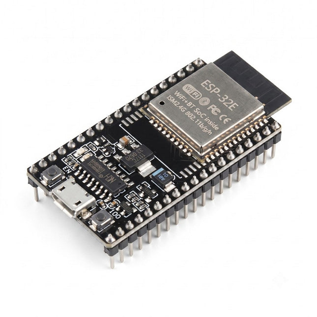 لوحة التطوير الأساسية ESP32-DevKitC لـ ESP32-WROOM-32E بذاكرة فلاش 4 ميجابايت (أسود) #B2