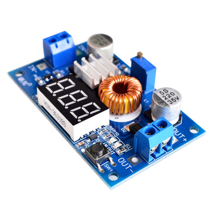 مۆدیولی DC-DC XL4015 دانابەزێنەری گونجاو 5A 75W لەگەڵ ڤۆڵتیمیترێکی شاشە دیجیتاڵی 3-بیت #79