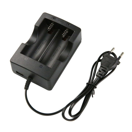 Charger base Dual Slot Li-ion Battery 4.2V 18650 (HD-999A) #D3