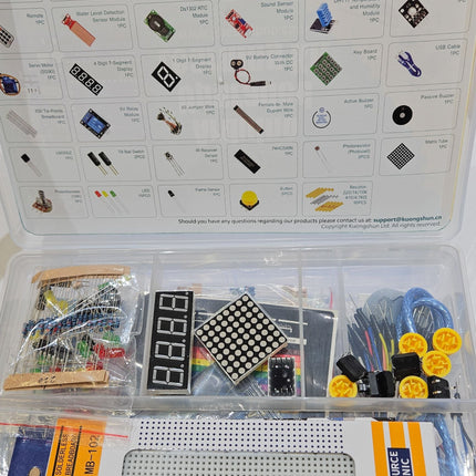 Starter Kit UNO RFID Learning Suite with Tutorial & Plastic Storage Box (Without Battery) - AE001 #B7