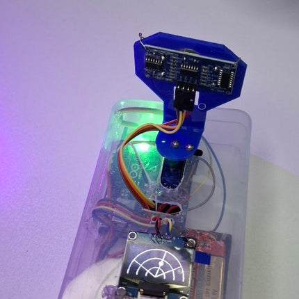 SkyTech Smart Ultrasonic Radar and Servo Tracking Kit with OLED Display