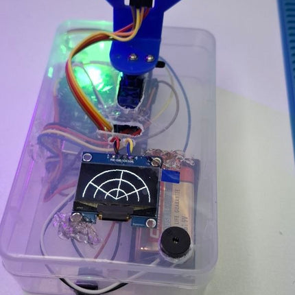 SkyTech Smart Ultrasonic Radar and Servo Tracking Kit with OLED Display