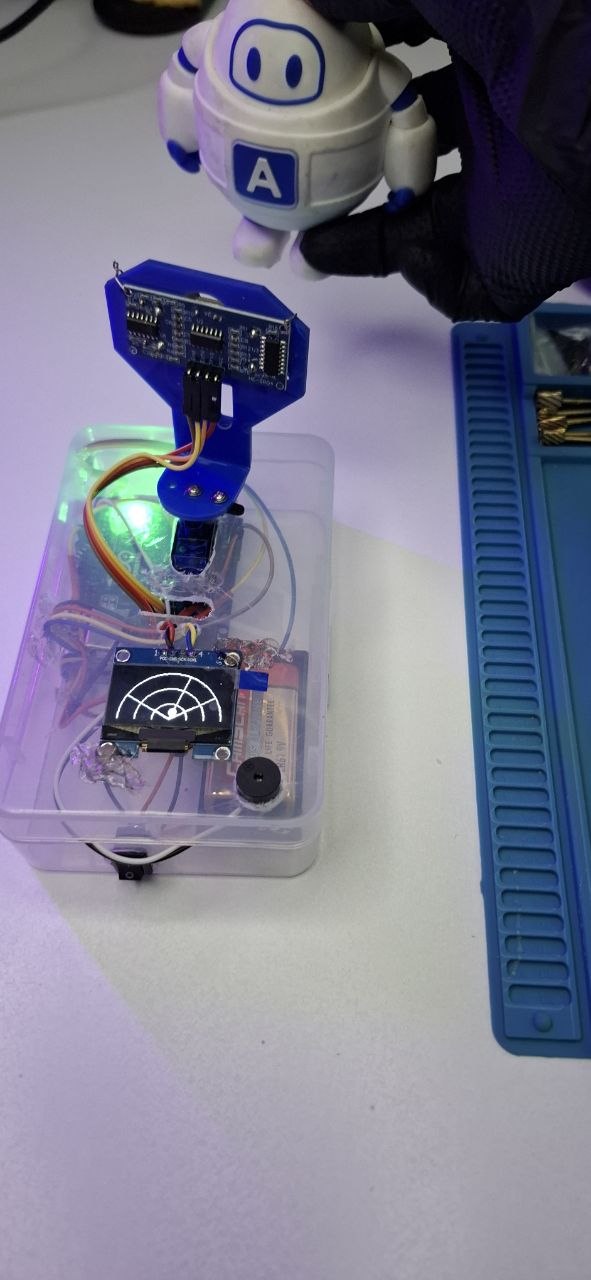 SkyTech Smart Ultrasonic Radar and Servo Tracking Kit with OLED Display
