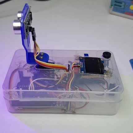 SkyTech Smart Ultrasonic Radar and Servo Tracking Kit with OLED Display