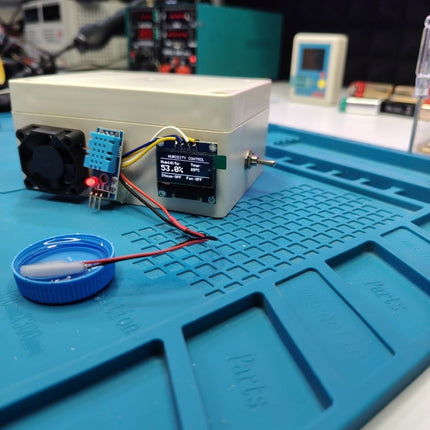 Automatic Temperature Humidity Controller Kit with DHT11 Sensor OLED Display
