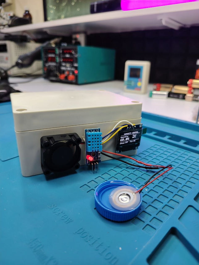 Automatic Temperature Humidity Controller Kit with DHT11 Sensor OLED Display