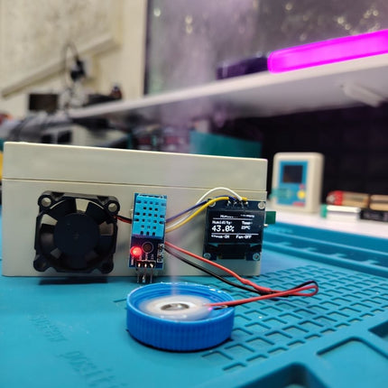 Automatic Temperature Humidity Controller Kit with DHT11 Sensor OLED Display