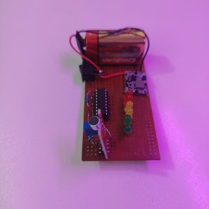 DIY LM3914 Acoustic Sound Level Meter VU Indicator Kit with Sound Sensor