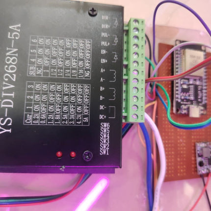 Smart Syringe Pump Pro ESP32 Web & OLED Controlled Linear Injector