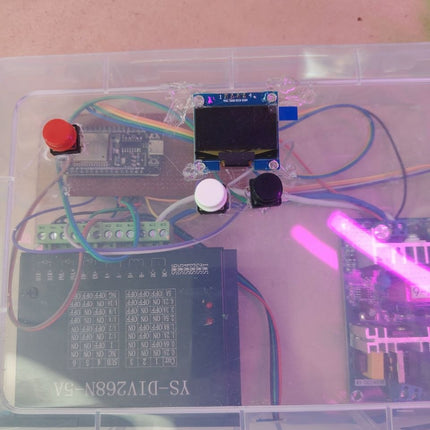 Smart Syringe Pump Pro ESP32 Web & OLED Controlled Linear Injector