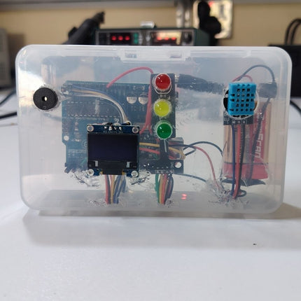 SkyTech Environment Monitor v1 Smart Sensor Kit with OLED & Traffic Light