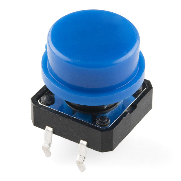 Push Button Tactile Switch 12x12x7.3mm with Multi-Color Round Cap Options #60