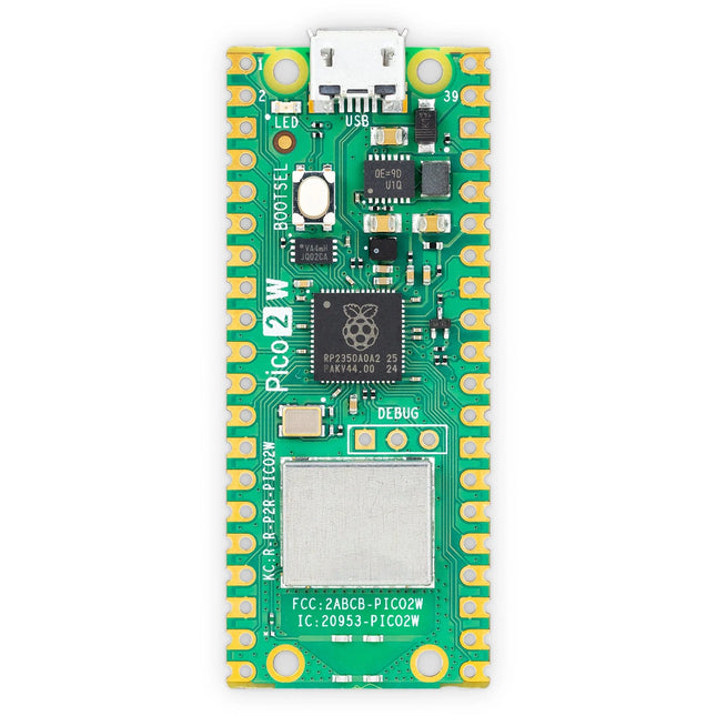 Raspberry Pi Pico 2 W Wireless Dual Core Microcontroller Board RP2350 #75