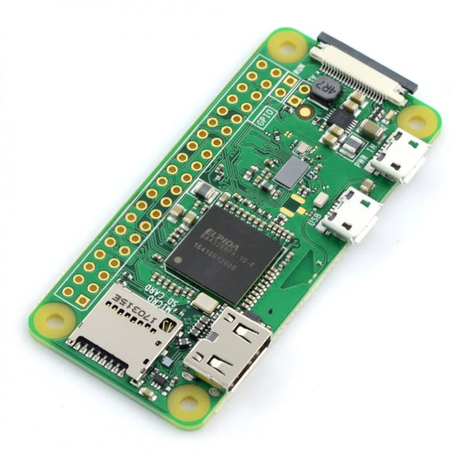 لوحة Raspberry Pi Zero W الإصدار 1.1 مع معالج 1 جيجاهرتز وذاكرة وصول عشوائي 512 ميجابايت مع WIFI وبلوتوث PI0 RPI 0 W #B2