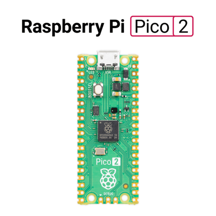 Raspberry Pi Pico 2 Dual Core Microcontroller Board with Pre Soldered Headers #75