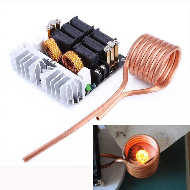 مۆدیوڵی بۆردی گەرمکەری ئیلێکتڕۆنی ZVS 1000W - گەرمکەری درایڤەری پڕشنگداری ڤۆڵتییەی نزم بۆ تواوەی ئاسنی DIY #C7