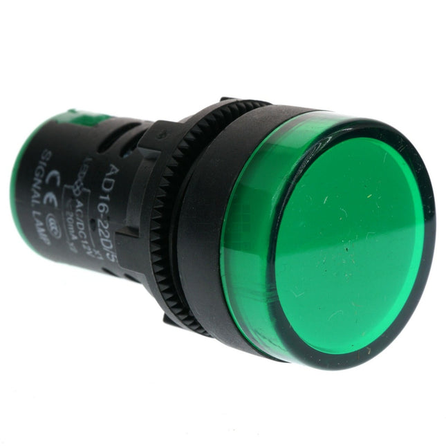 AD16-30DS 30 مم تيار متردد 220 فولت مصباح مؤشر إشارة LED (أحمر/أصفر/أزرق/أبيض/أخضر) #B3