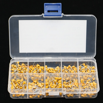 10 Values Multilayer Ceramic Capacitor Kit (0.1uF–10uF) (AC50v ,-+20%) 500PCS  #B4.2
