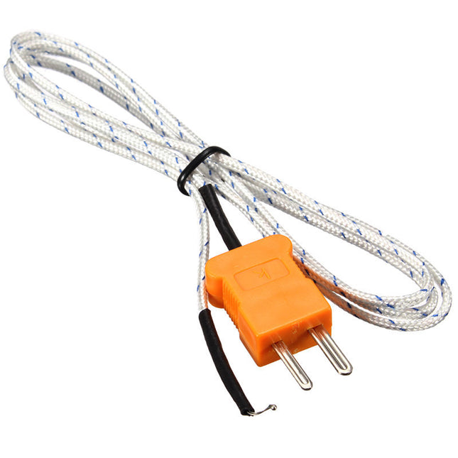 Surface Thermocouple K type Temperature Probe High Temperature Resistance Thermo-couple Wire 1 Meter #F2